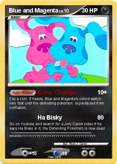 Pokemon Blue and Magenta