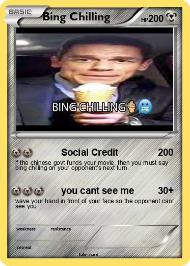 Pokemon Bing Chilling