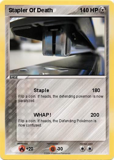 Pokemon Stapler Of Death