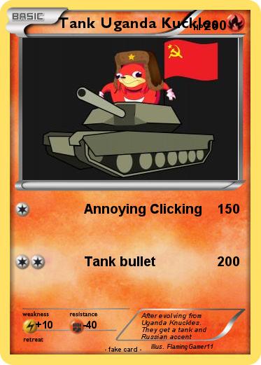 Pokemon Tank Uganda Kuckles
