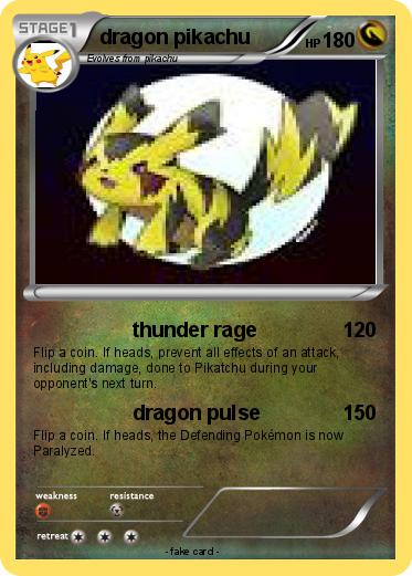 Pokemon dragon pikachu