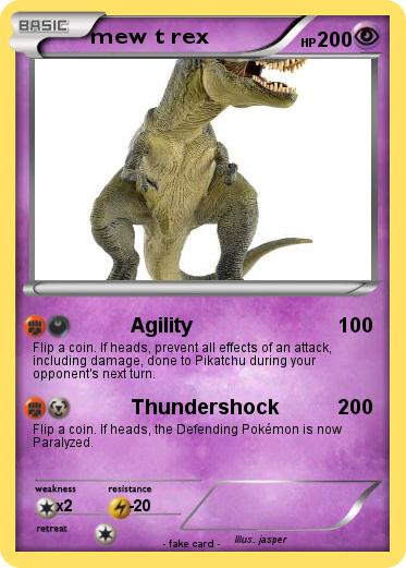Pokemon mew t rex