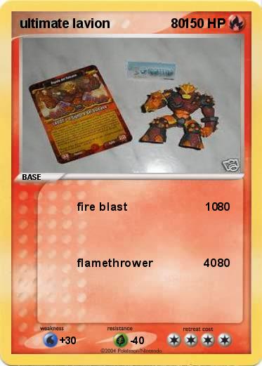 Pokemon ultimate lavion                 80