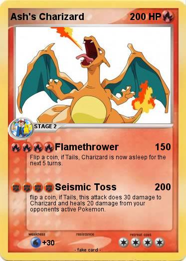 Pokemon Ash's Charizard