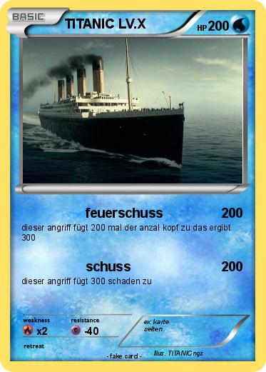 Pokemon TITANIC LV.X