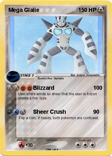 Pokemon Mega Glalie