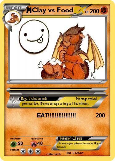 Pokemon Clay vs Food