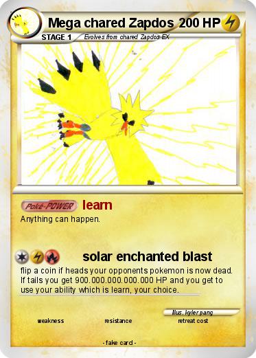 Pokemon Mega chared Zapdos