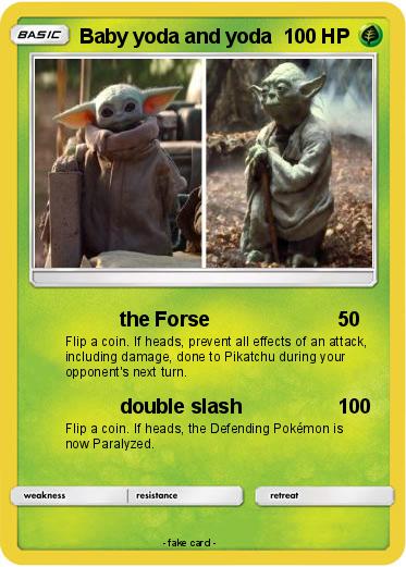 Pokemon Baby yoda and yoda