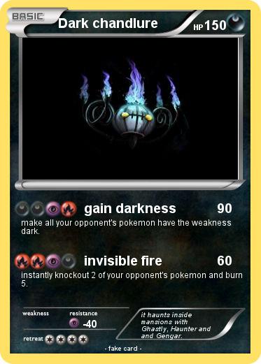 Pokemon Dark chandlure