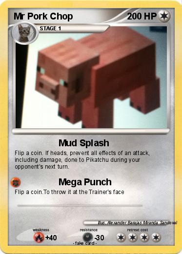 Pokemon Mr Pork Chop