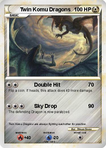 Pokemon Twin Komu Dragons