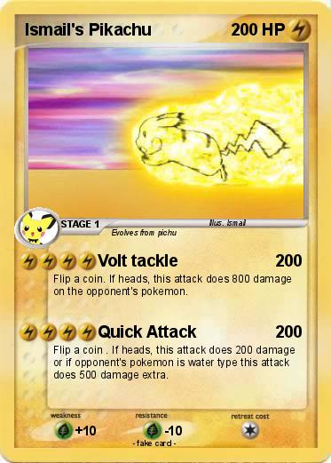 Pokemon Ismail's Pikachu