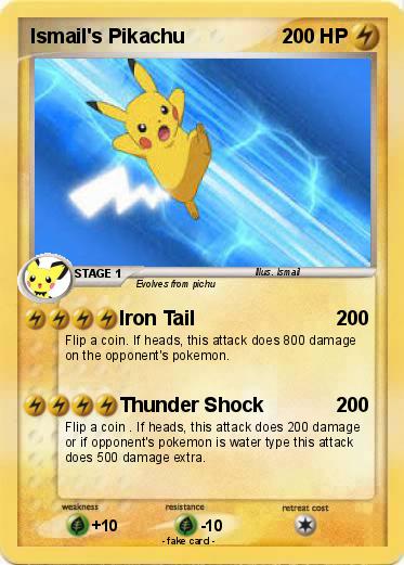 Pokemon Ismail's Pikachu