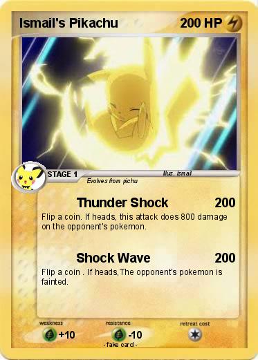 Pokemon Ismail's Pikachu