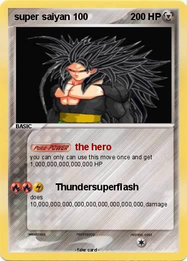 Pokemon super saiyan 100