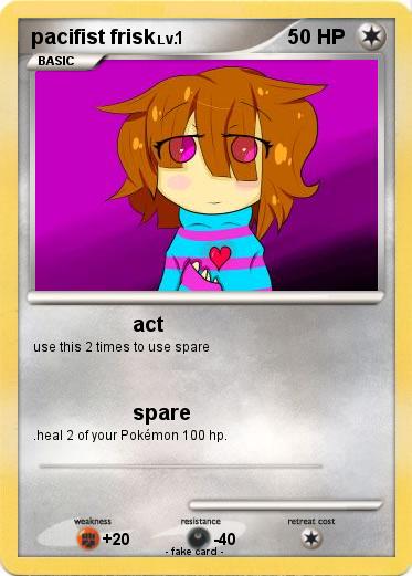 Pokemon pacifist frisk