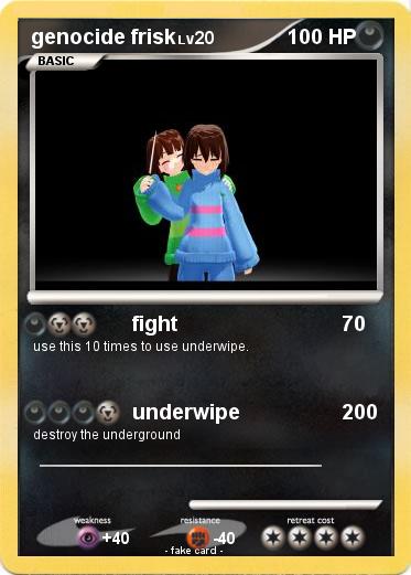 Pokemon genocide frisk