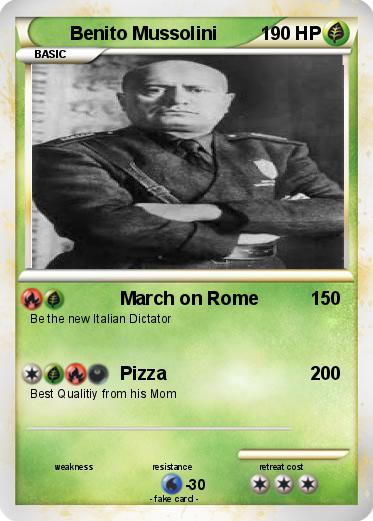 Pokemon Benito Mussolini