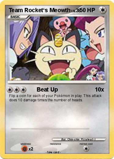 Pokemon Team Rocket‘s Meowth