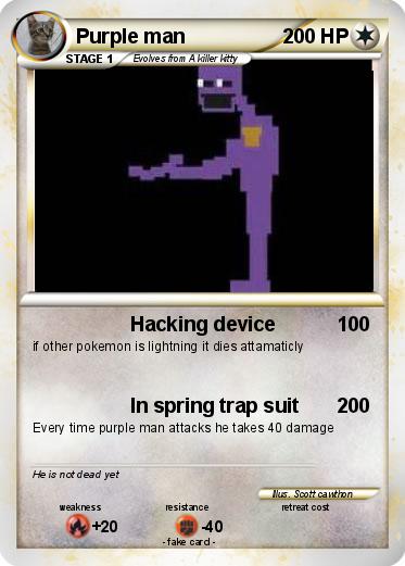 Pokemon Purple man