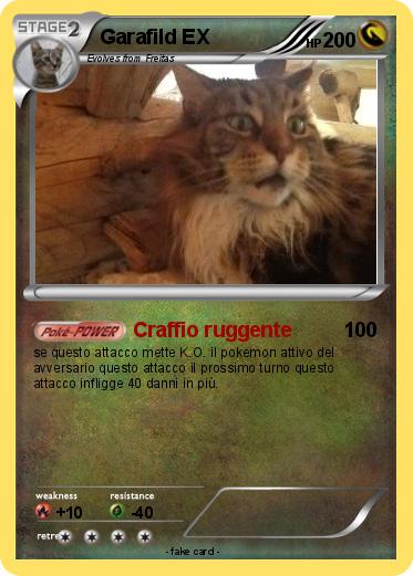 Pokemon Garafild EX