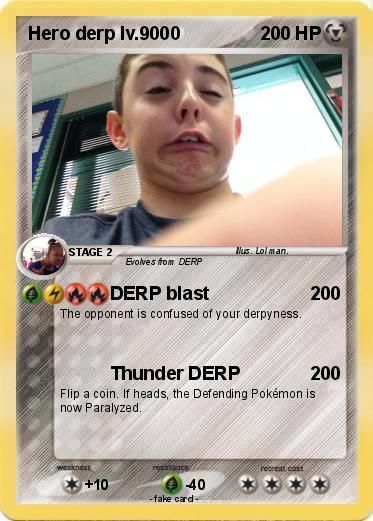 Pokemon Hero derp lv.9000