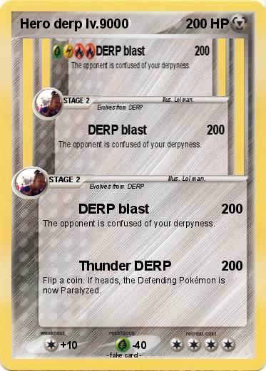 Pokemon Hero derp lv.9000