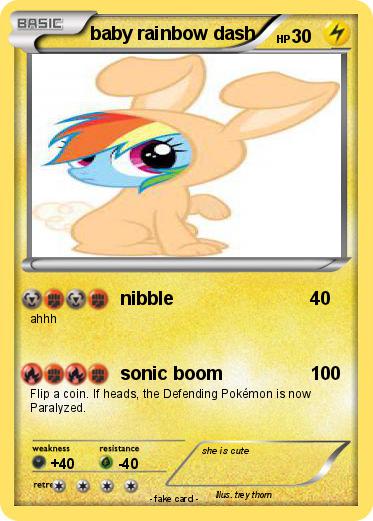 Pokemon baby rainbow dash