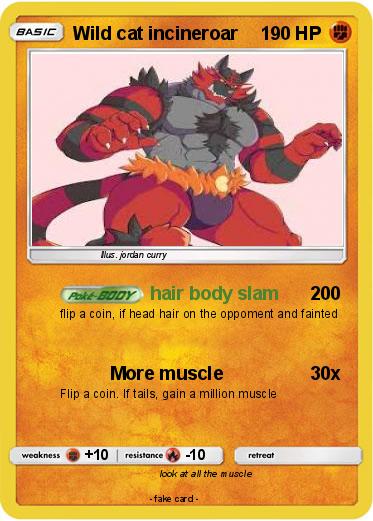Pokemon Wild cat incineroar