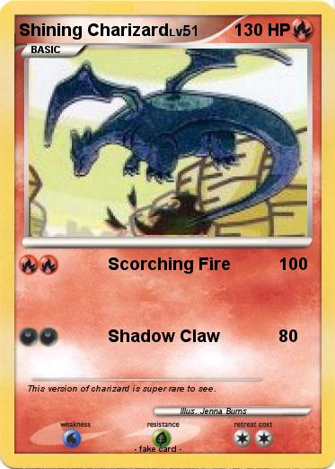 Pokemon Shining Charizard