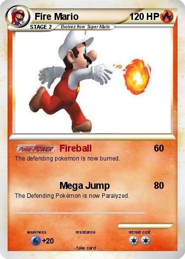 Pokemon Fire Mario