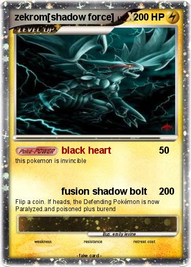 Pokemon zekrom[shadow force]