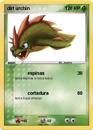 Pokemon dirt urchin