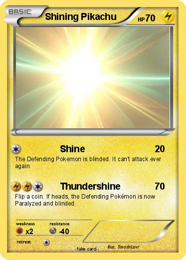 Pokemon Shining Pikachu