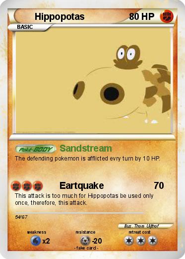 Pokemon Hippopotas