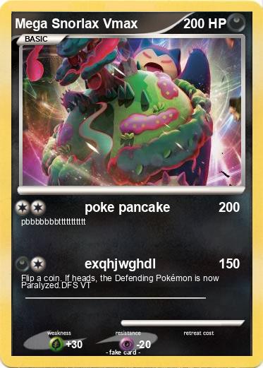 Pokemon Mega Snorlax Vmax