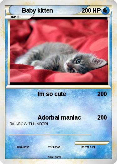Pokemon Baby kitten