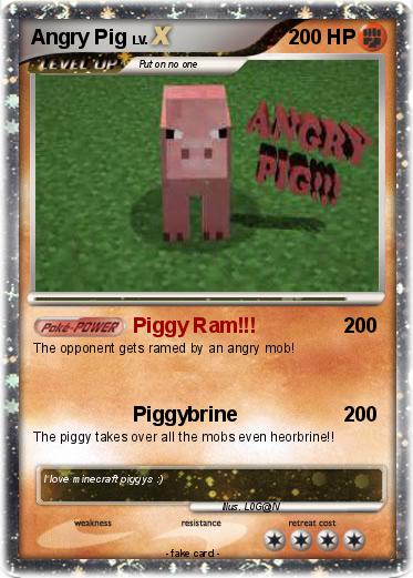 Pokemon Angry Pig
