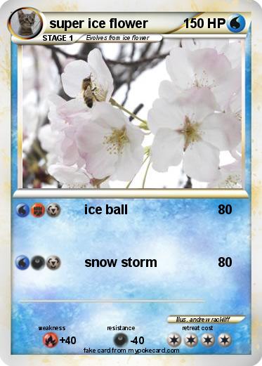 Pokemon super ice flower