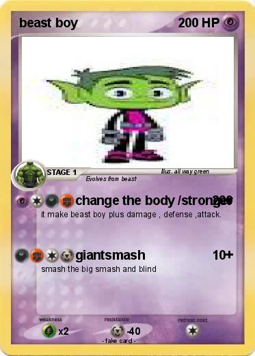 Pokemon beast boy