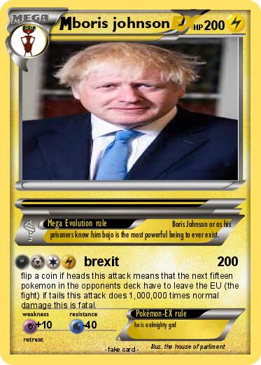 Pokemon boris johnson