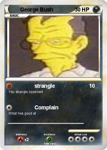 Pokemon George Bush