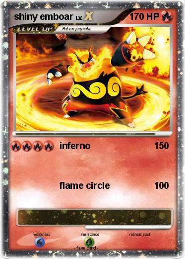 Pokemon shiny emboar