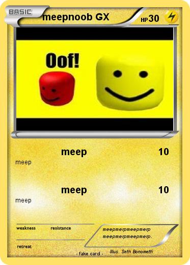 Pokemon meepnoob GX