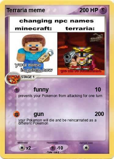 Pokemon Terraria meme