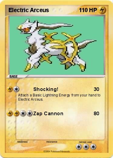 Pokemon Electric Arceus