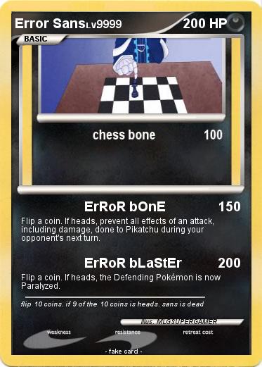 Pokemon Error Sans