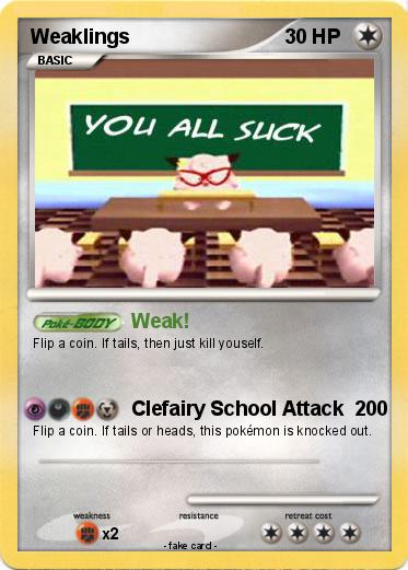Pokemon Weaklings