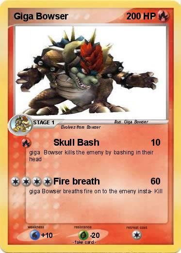 Pokemon Giga Bowser
